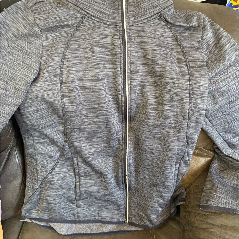 Gray Zip-Up Jacket